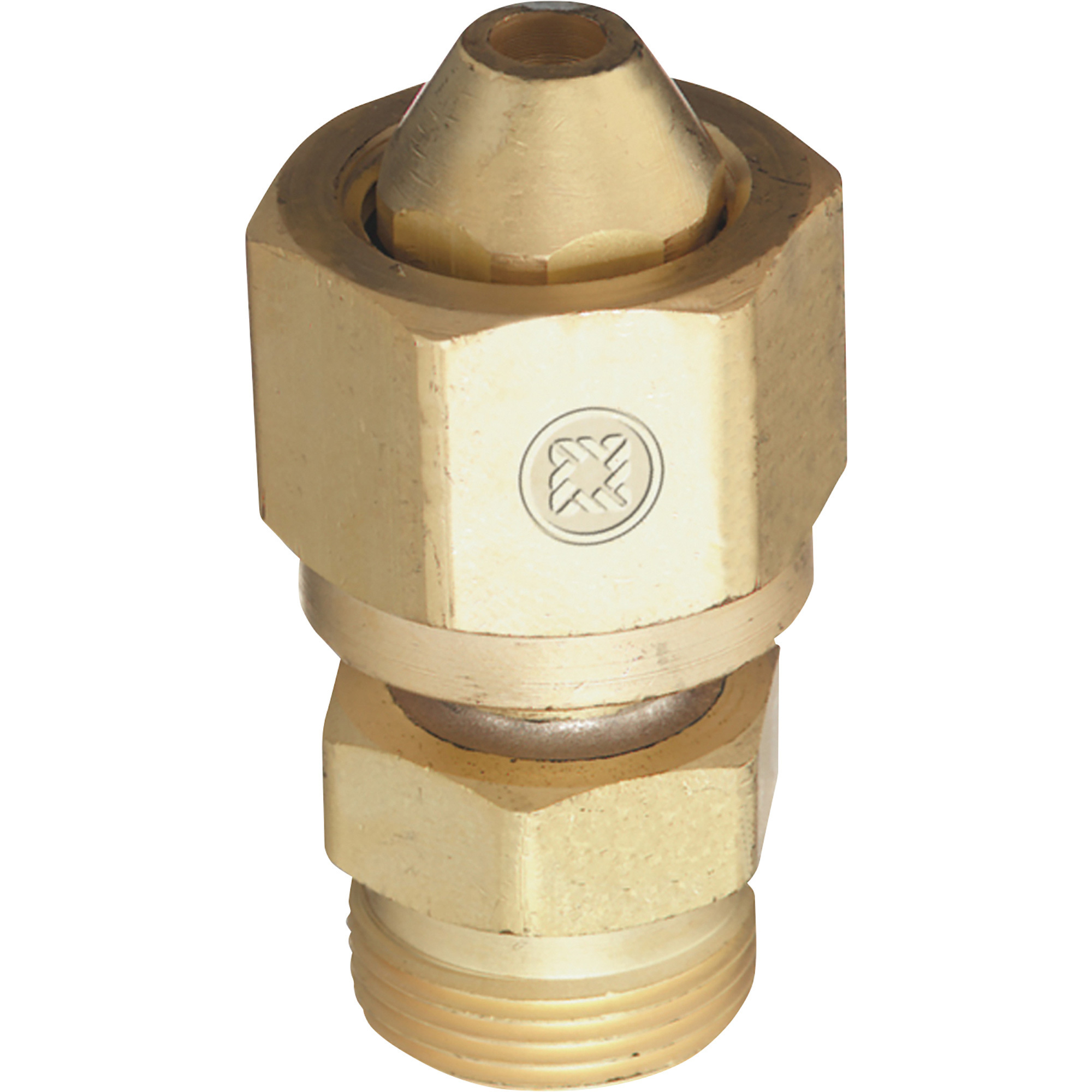 Thoroughbred Acetylene Cylinder to Regulator Adapter, Size #3 and #4, CGA-300 Valve to CGA-520 Regulator, Model# TBH 316